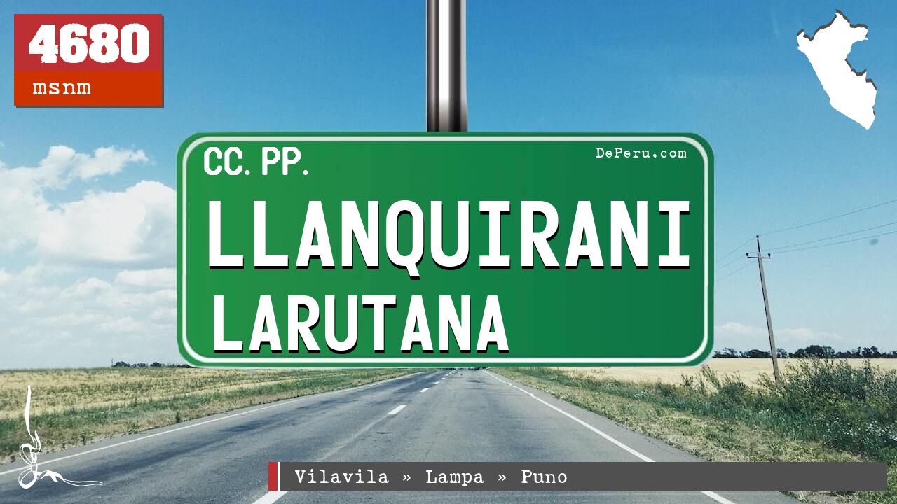 Llanquirani Larutana