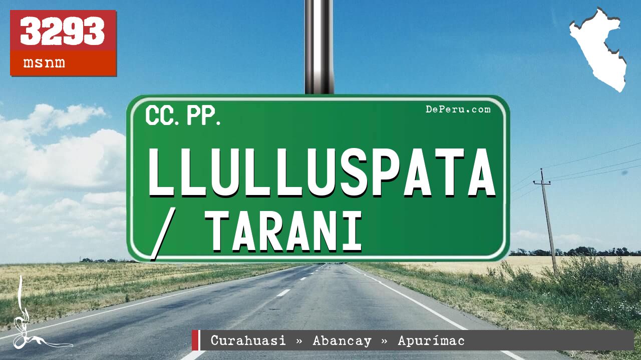 Llulluspata / Tarani