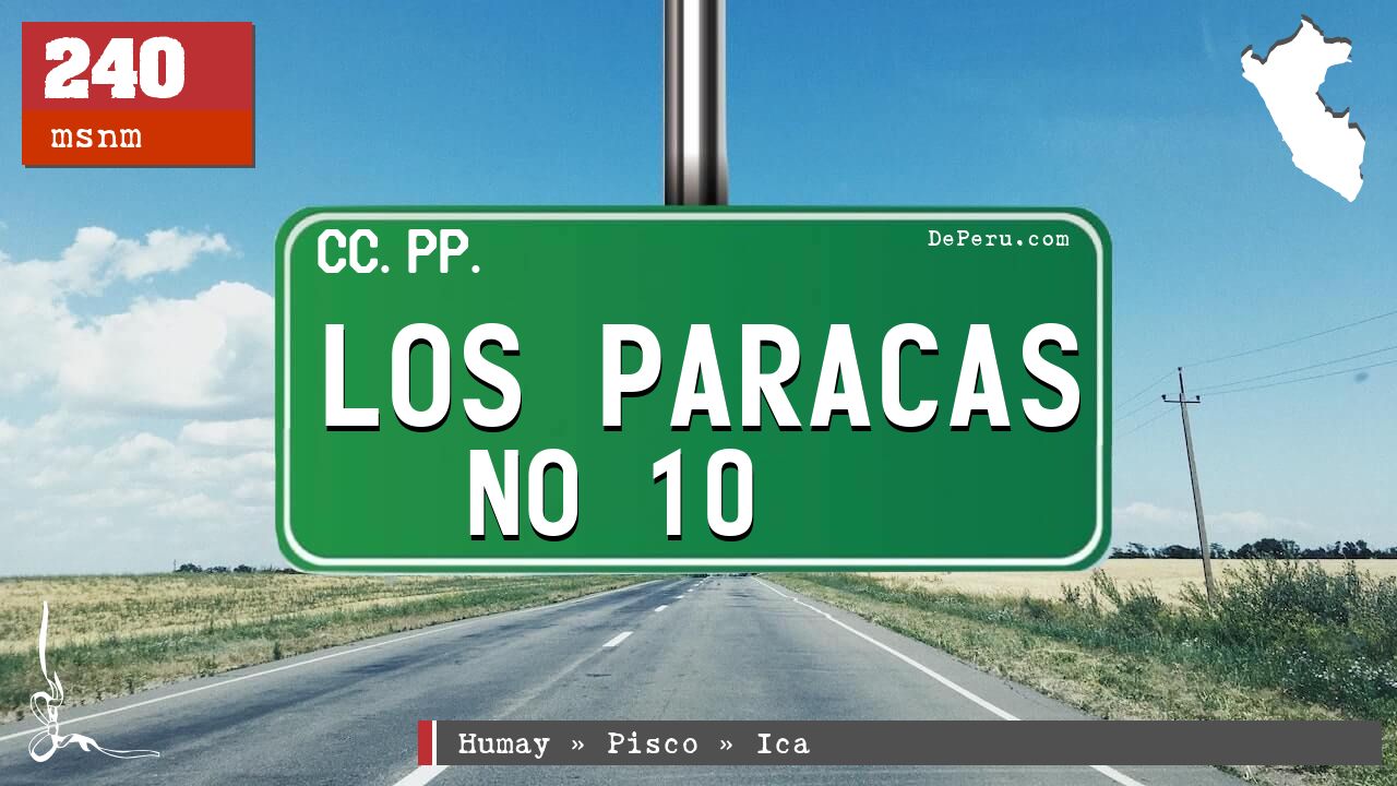 Los Paracas No 10