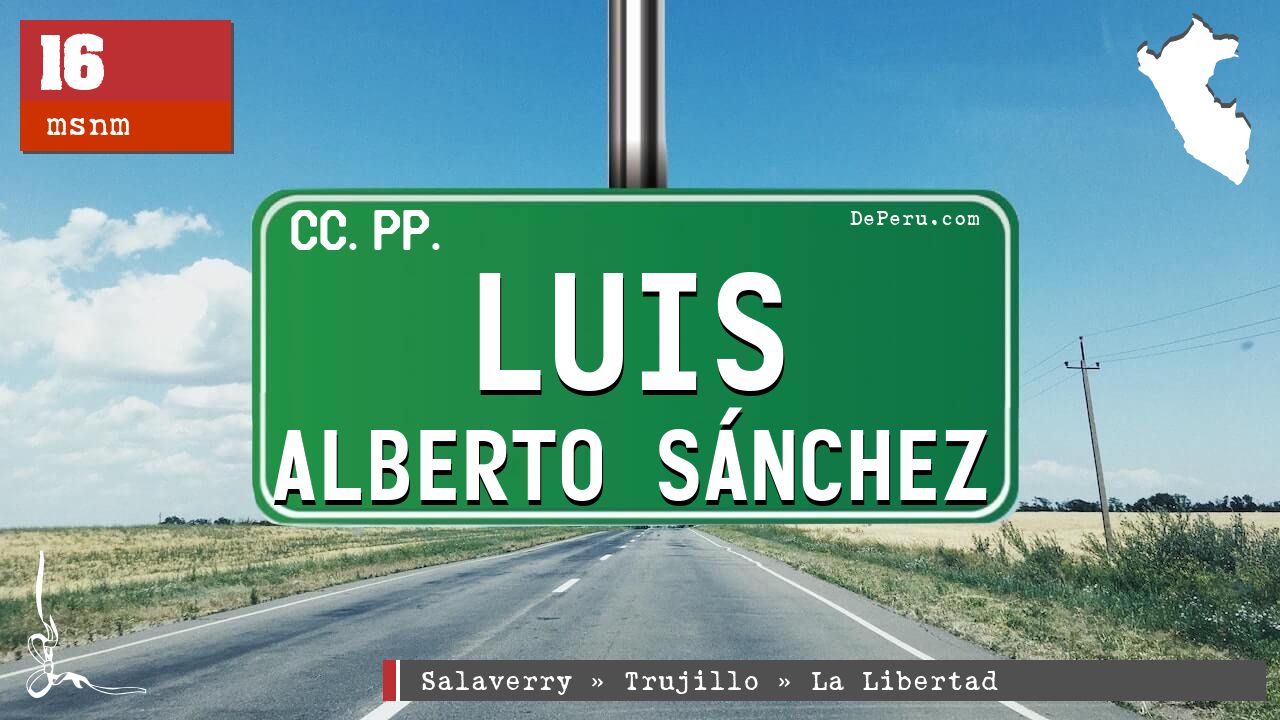 Luis Alberto Snchez