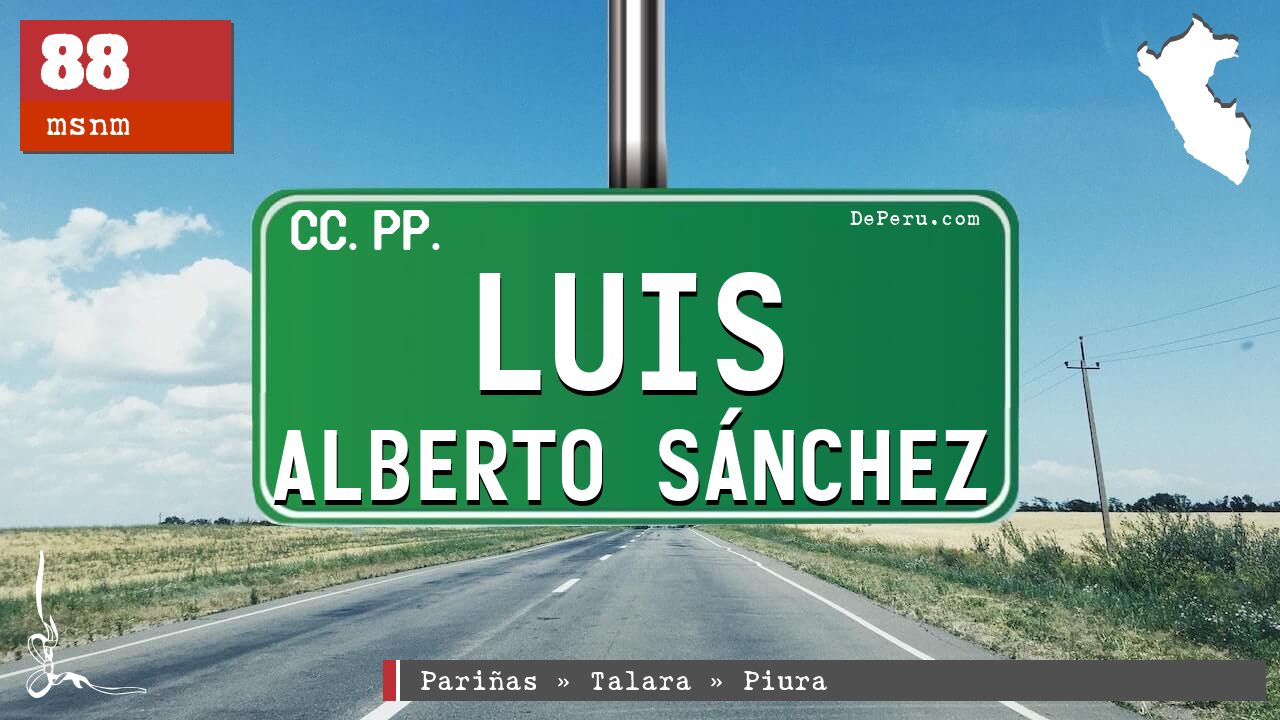 Luis Alberto Snchez