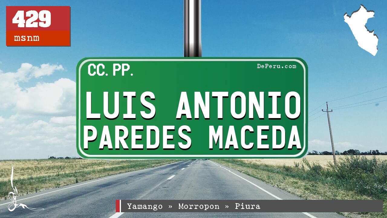 Luis Antonio Paredes Maceda