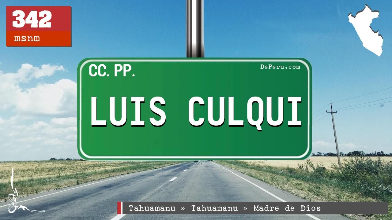 LUIS CULQUI
