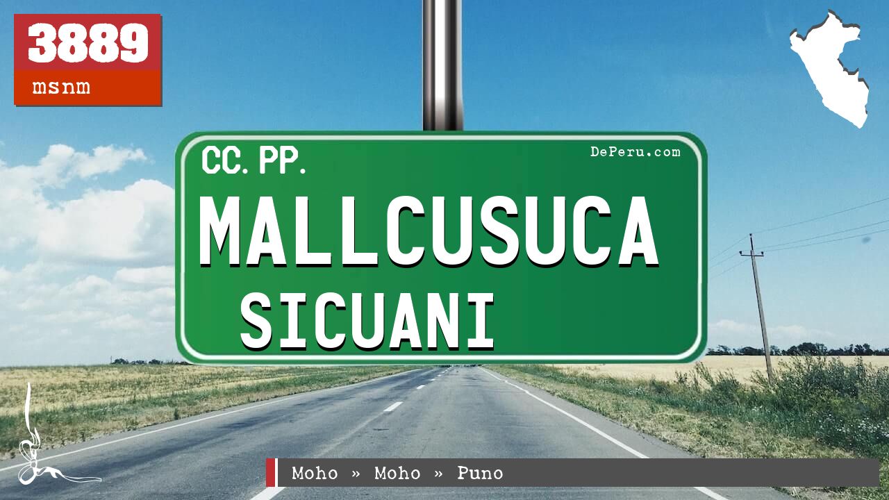 Mallcusuca Sicuani