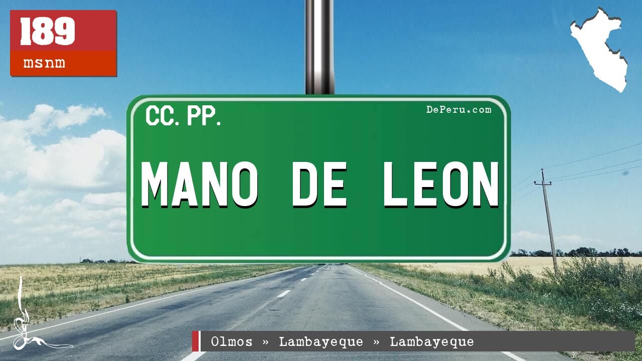 MANO DE LEON