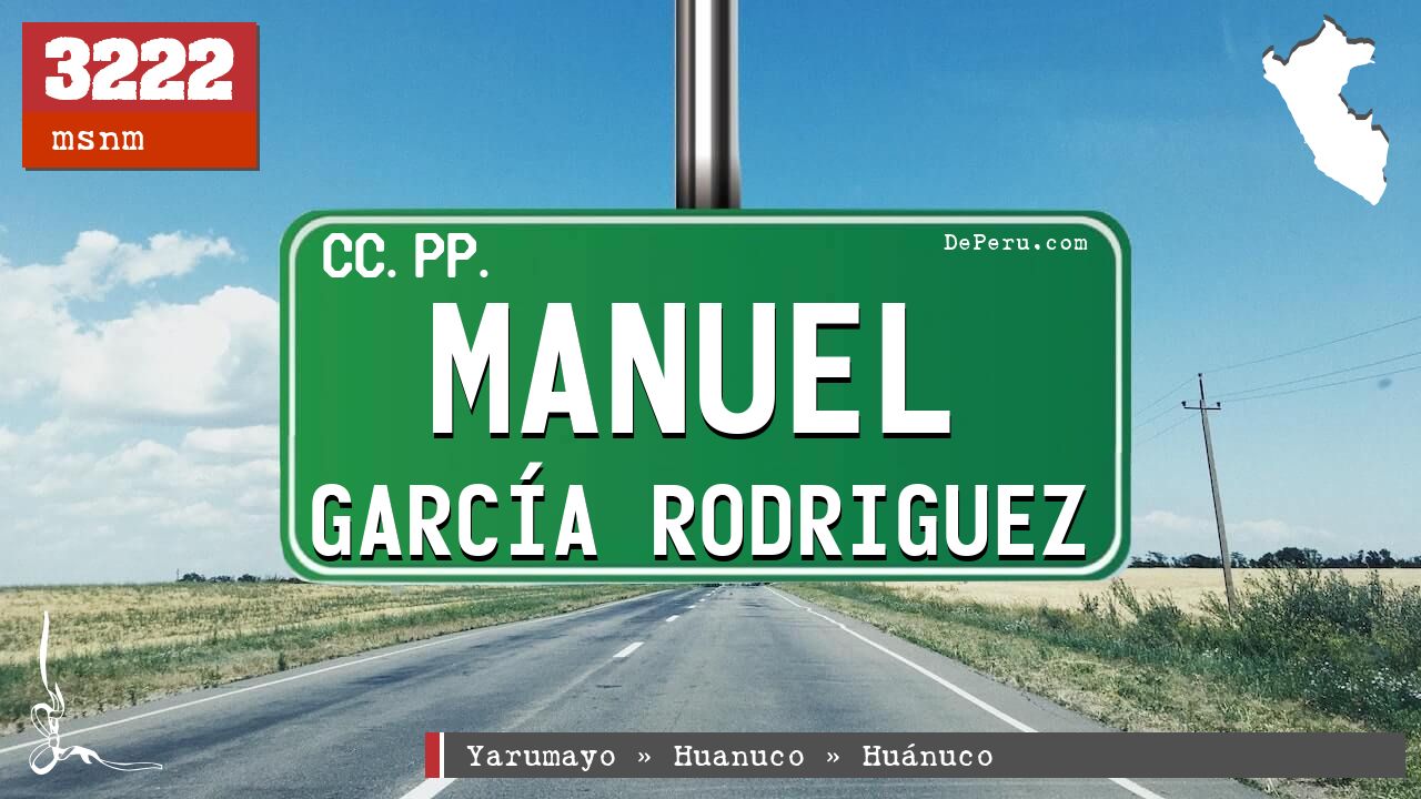 Manuel Garca Rodriguez