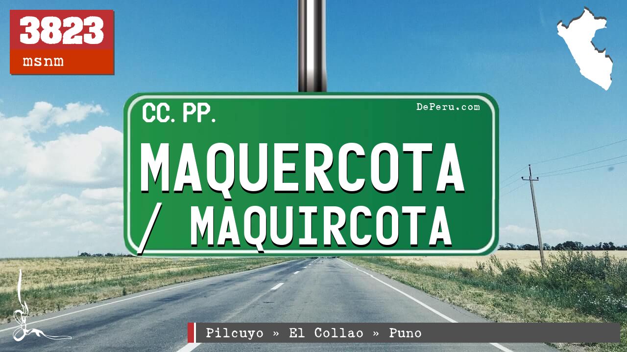 Maquercota / Maquircota