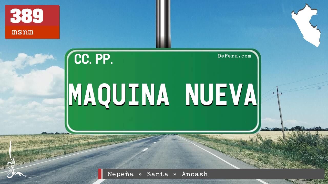 Maquina Nueva