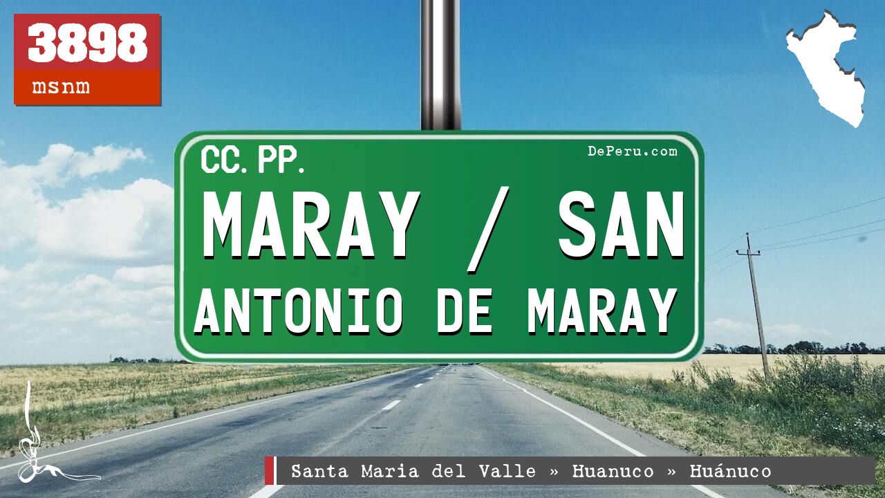 Maray / San Antonio de Maray