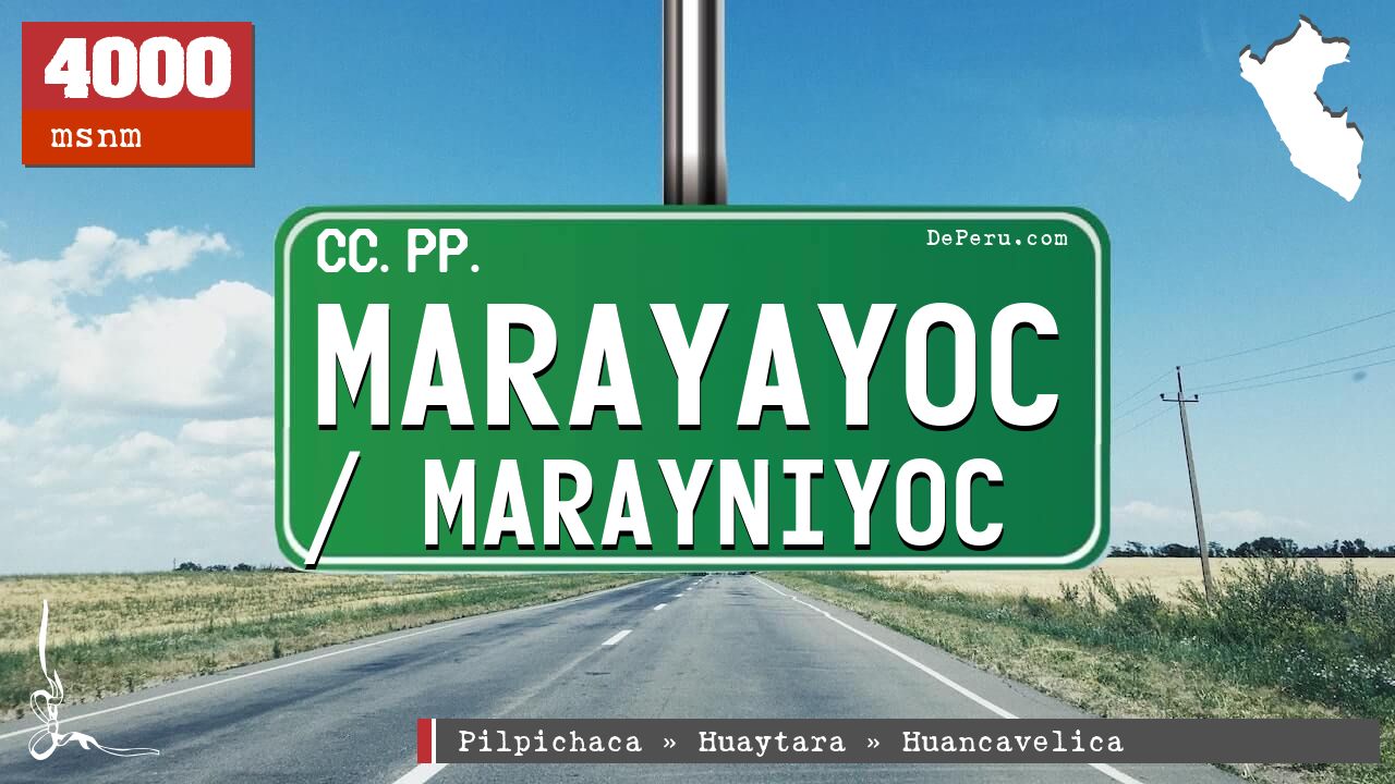 Marayayoc / Marayniyoc