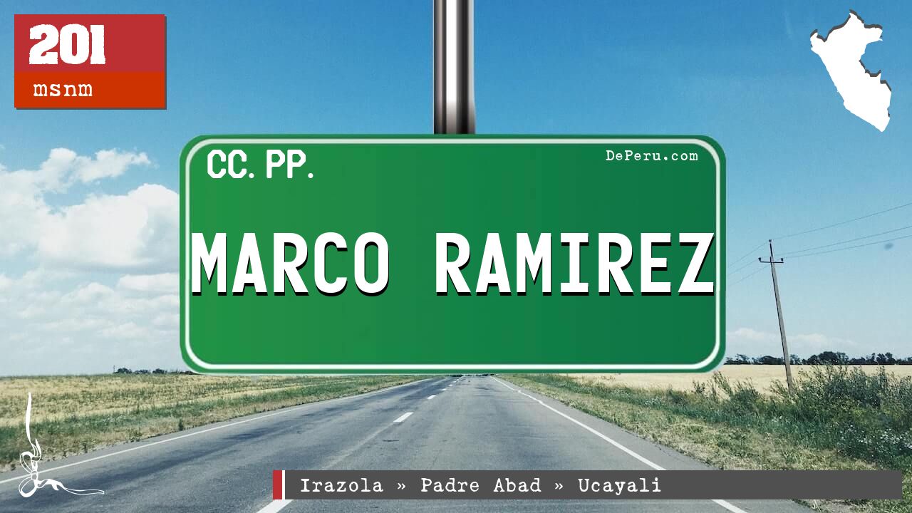 MARCO RAMIREZ