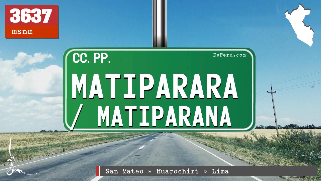 Matiparara / Matiparana