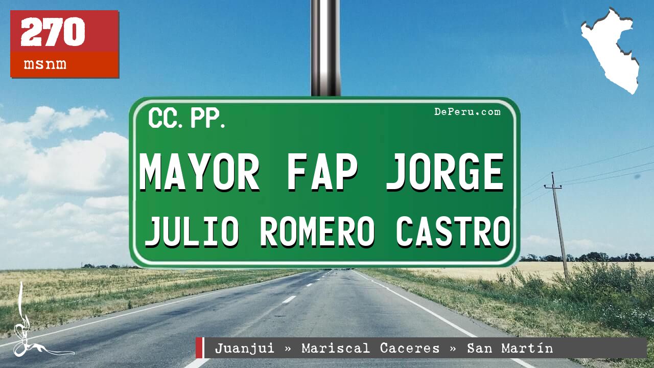 MAYOR FAP JORGE