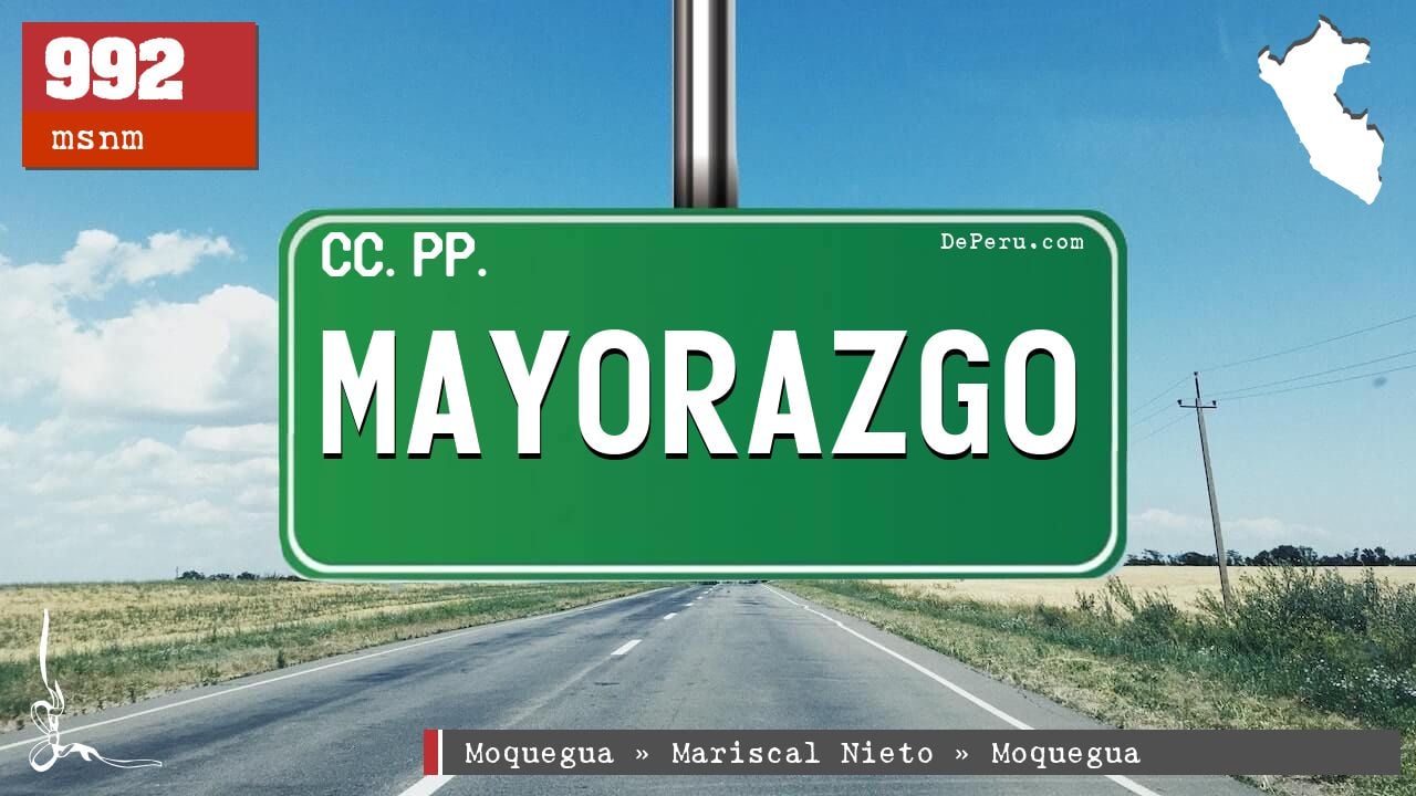 MAYORAZGO