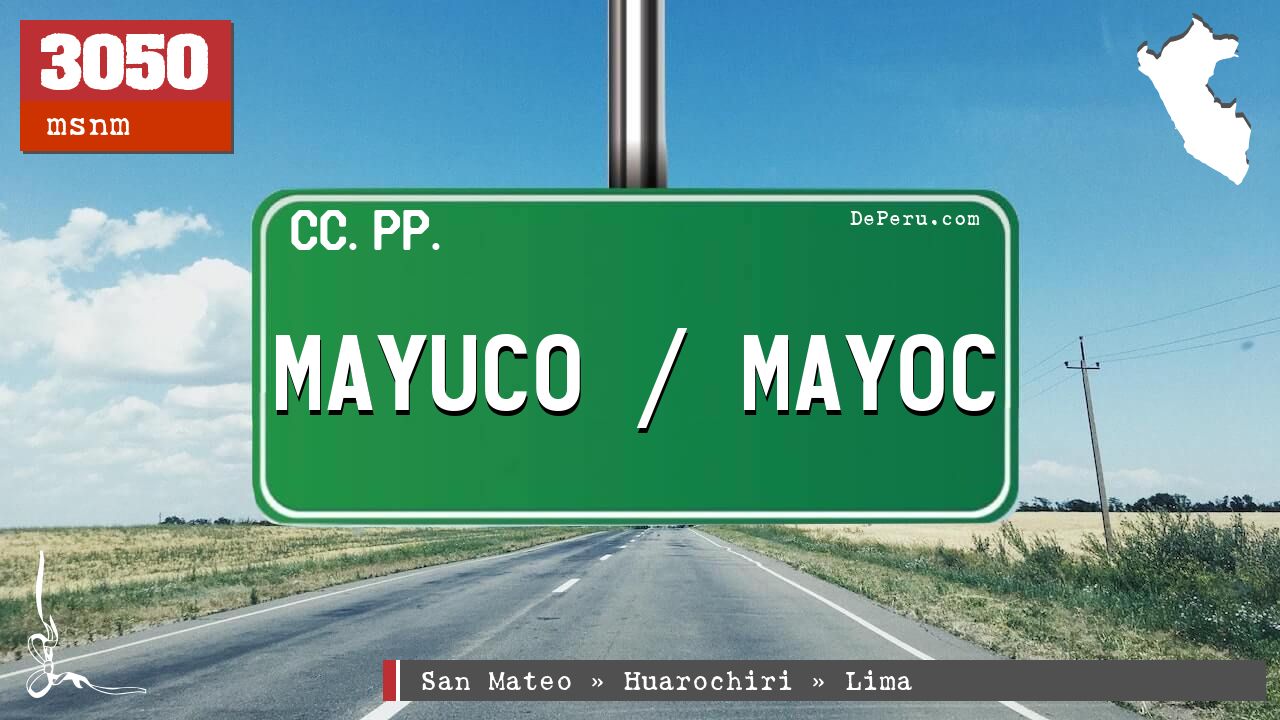 Mayuco / Mayoc