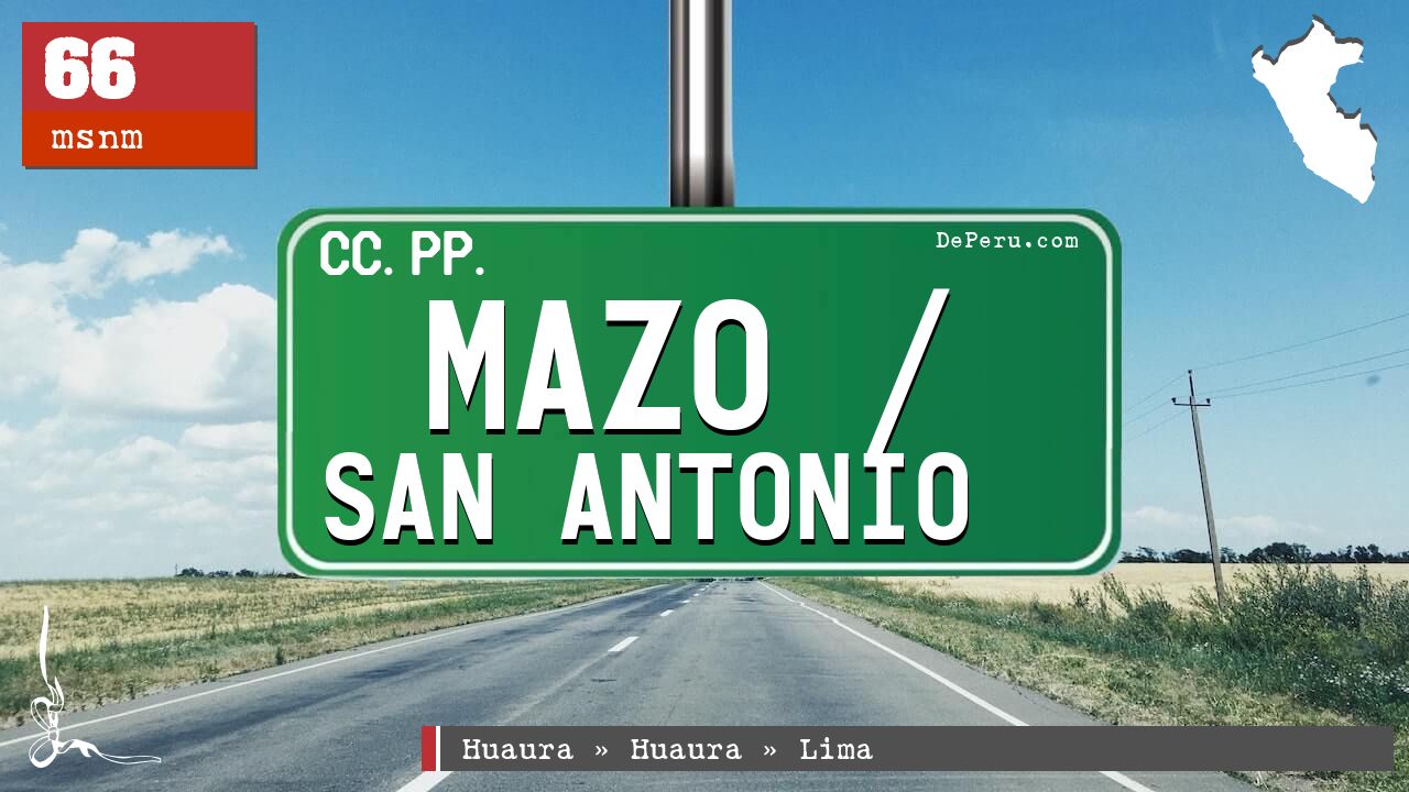 Mazo / San Antonio