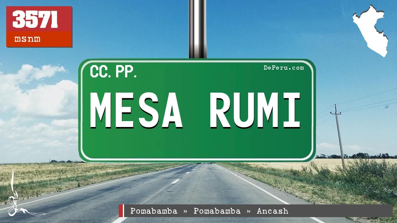 MESA RUMI