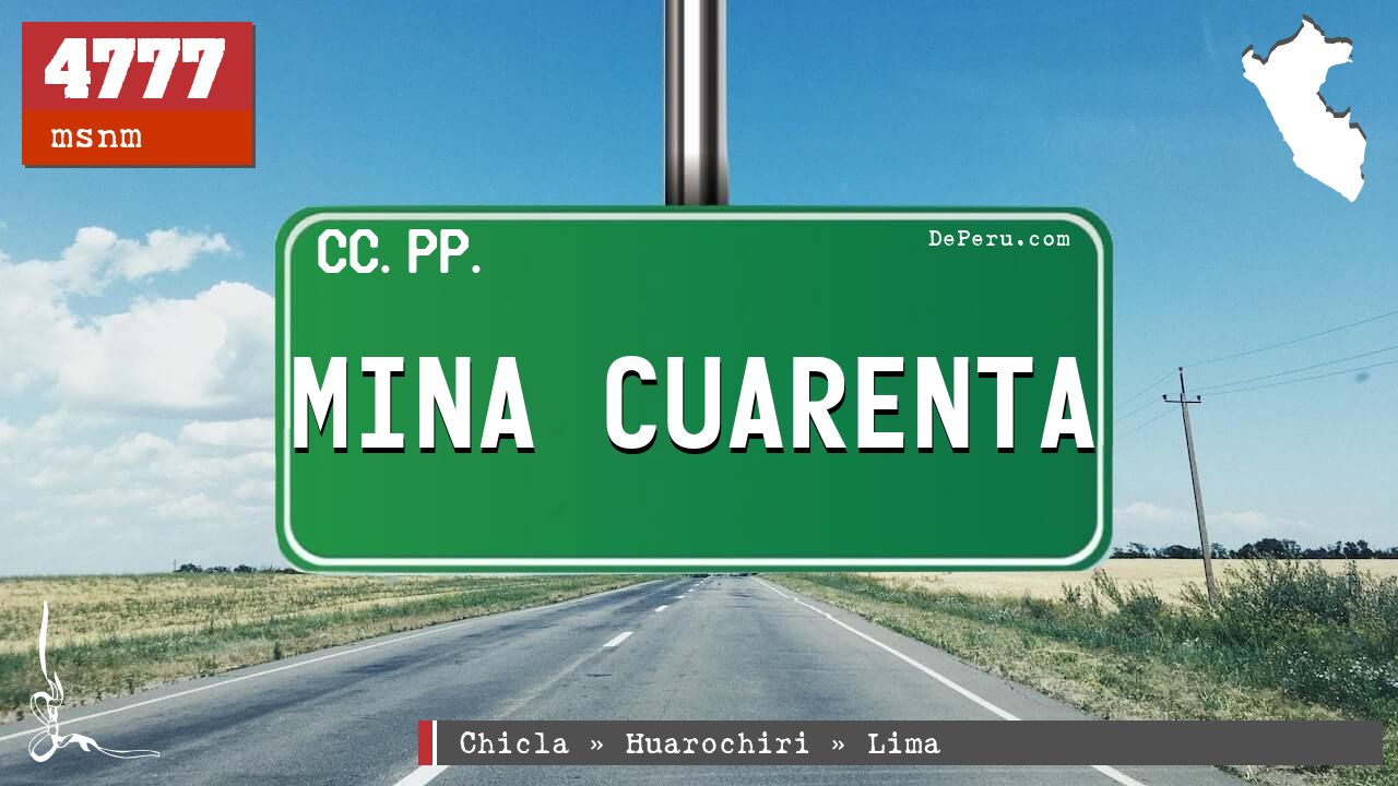 Mina Cuarenta