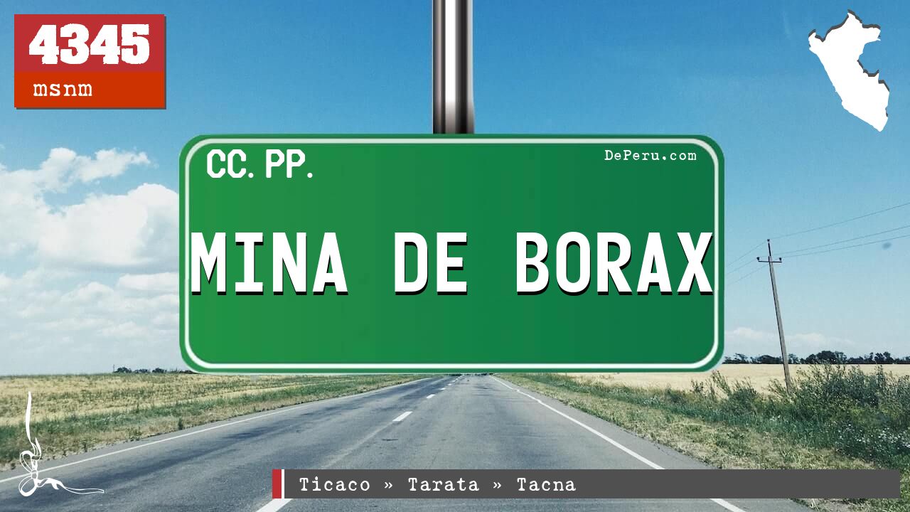 Mina de Borax