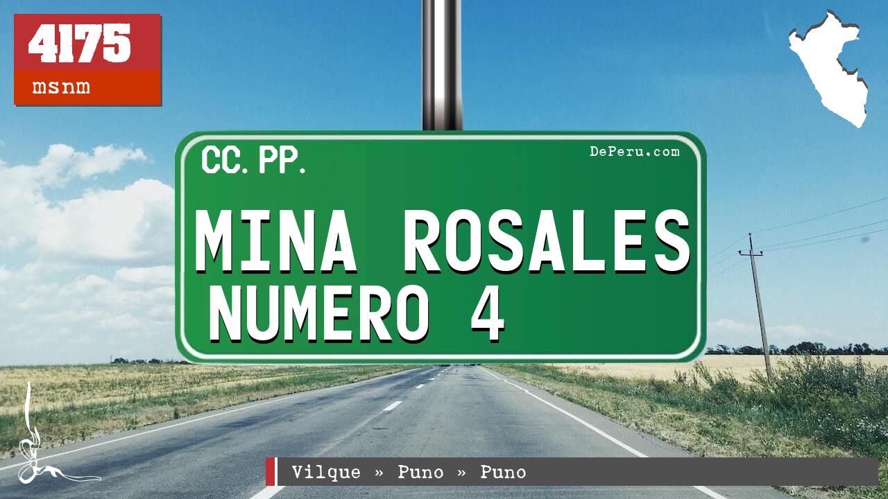 Mina Rosales Numero 4