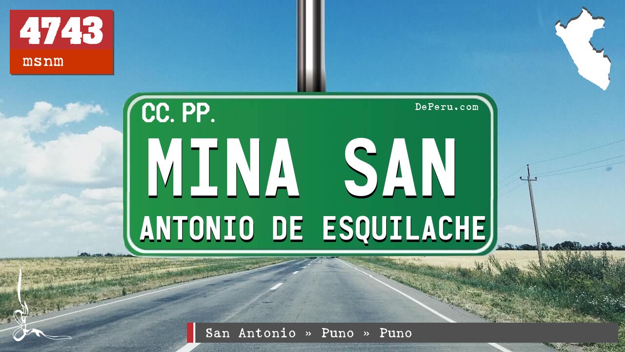 Mina San Antonio de Esquilache