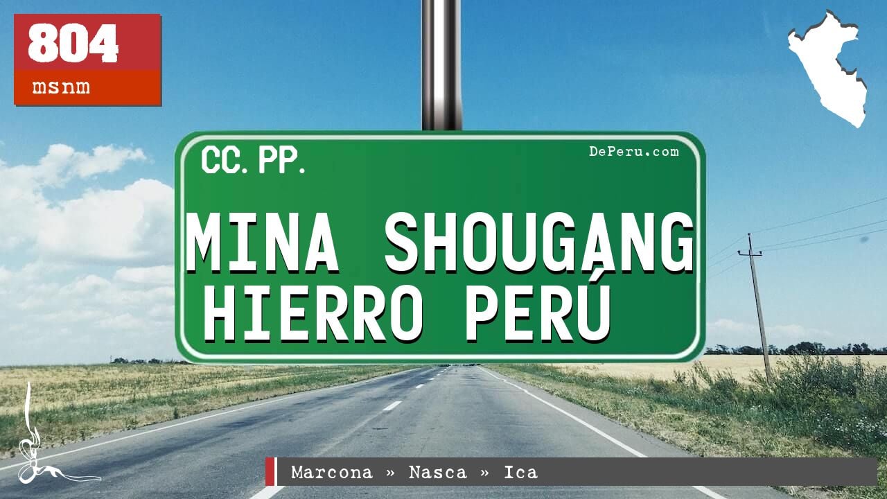 Mina Shougang Hierro Per