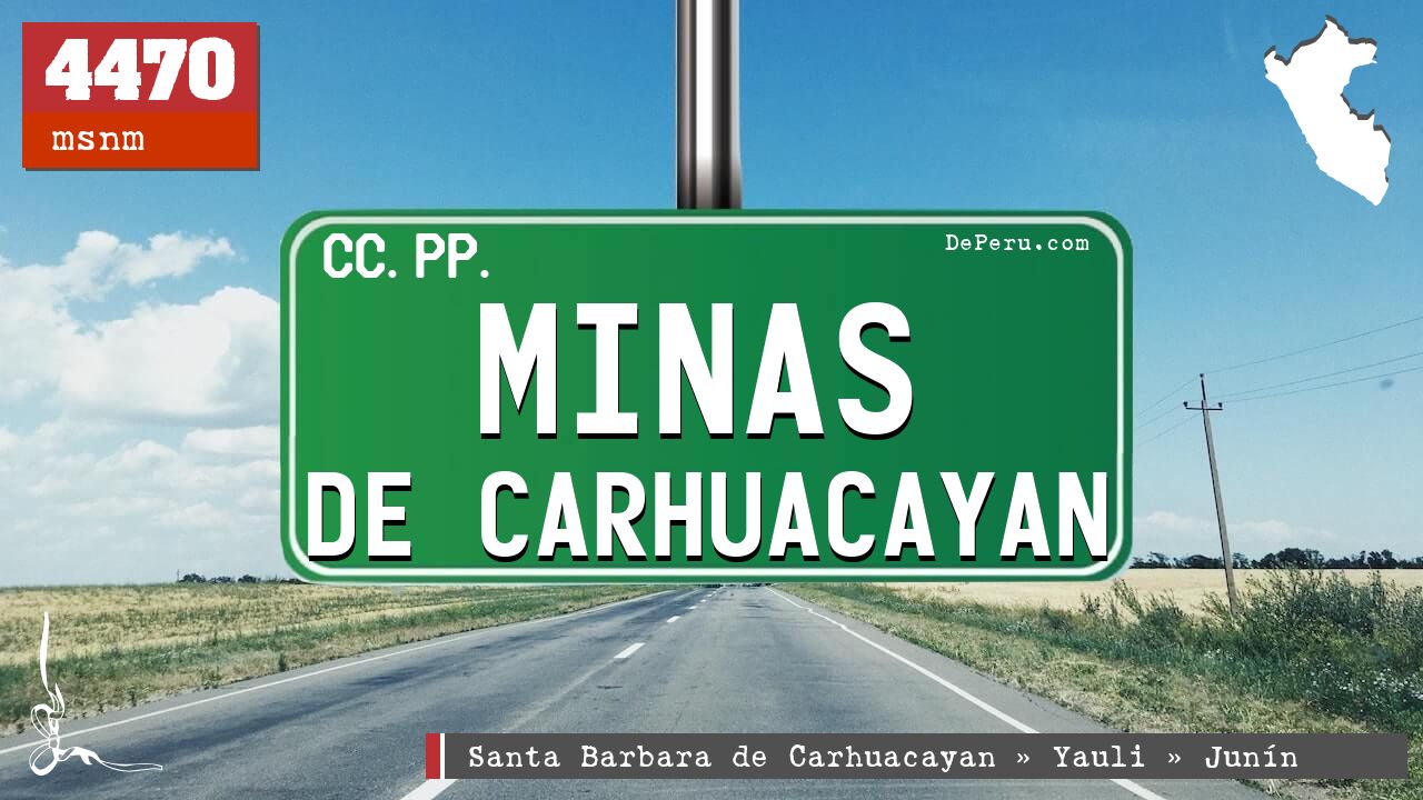 Minas de Carhuacayan