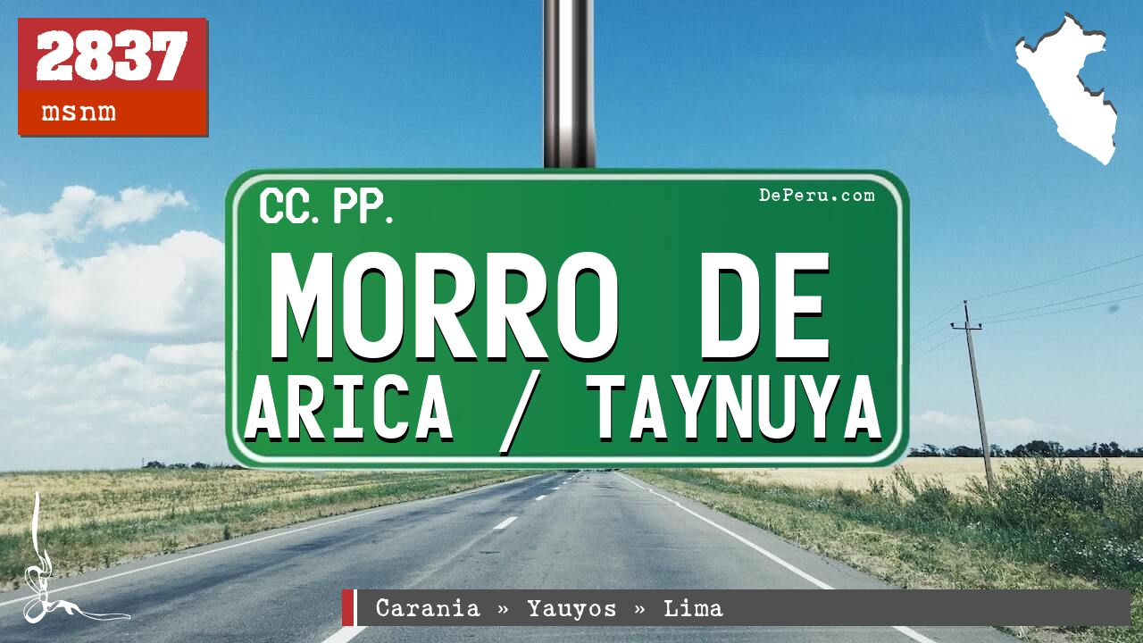 Morro de Arica / Taynuya