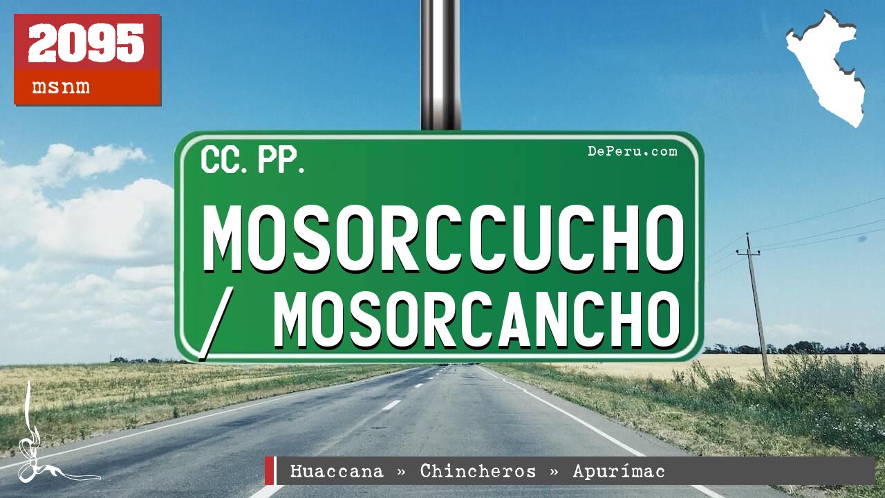Mosorccucho / Mosorcancho
