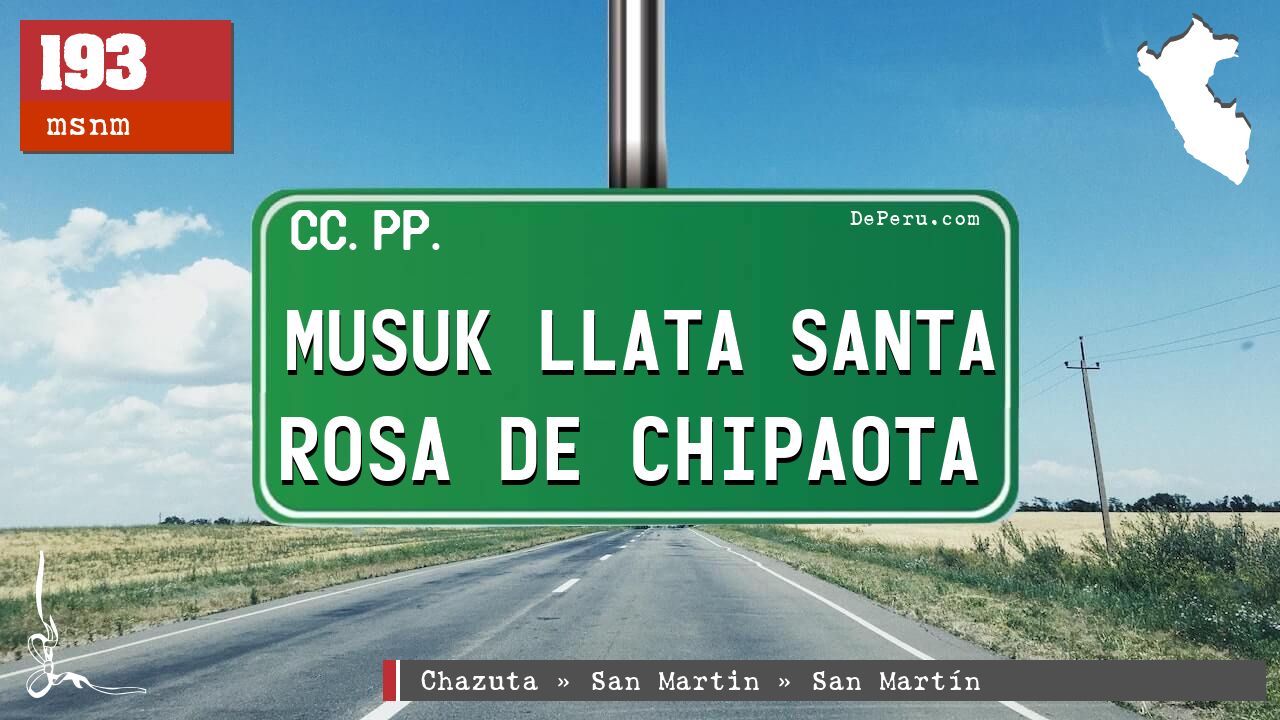 Musuk Llata Santa Rosa de Chipaota