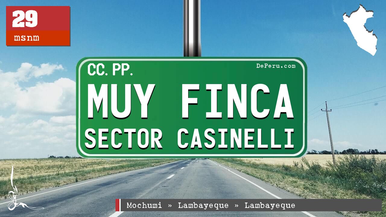 Muy Finca Sector Casinelli