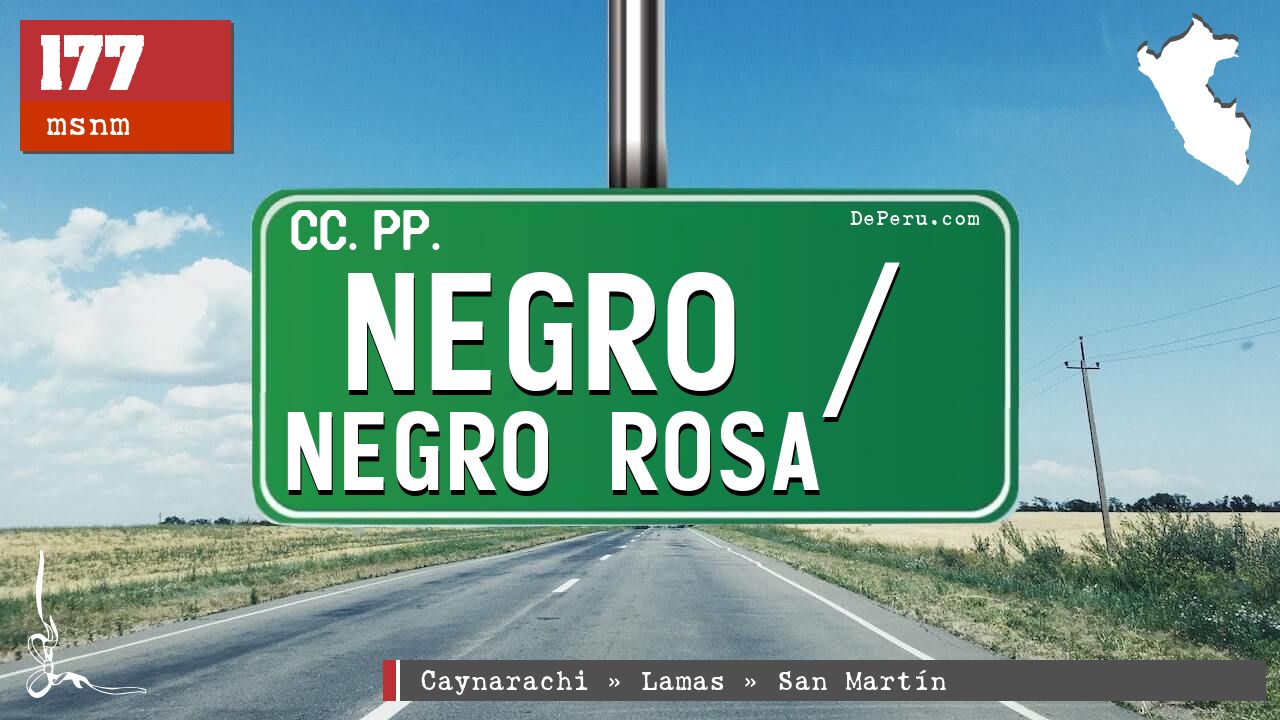 Negro / Negro Rosa