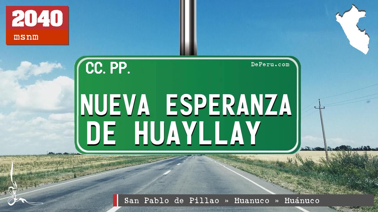 Nueva Esperanza de Huayllay