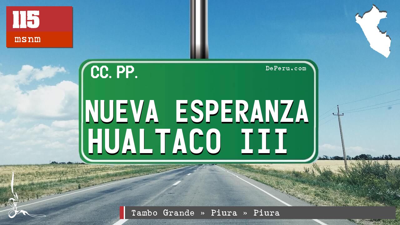 Nueva Esperanza Hualtaco III