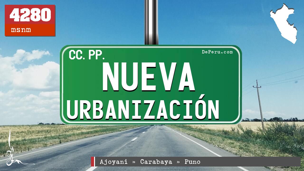 Nueva Urbanizacin
