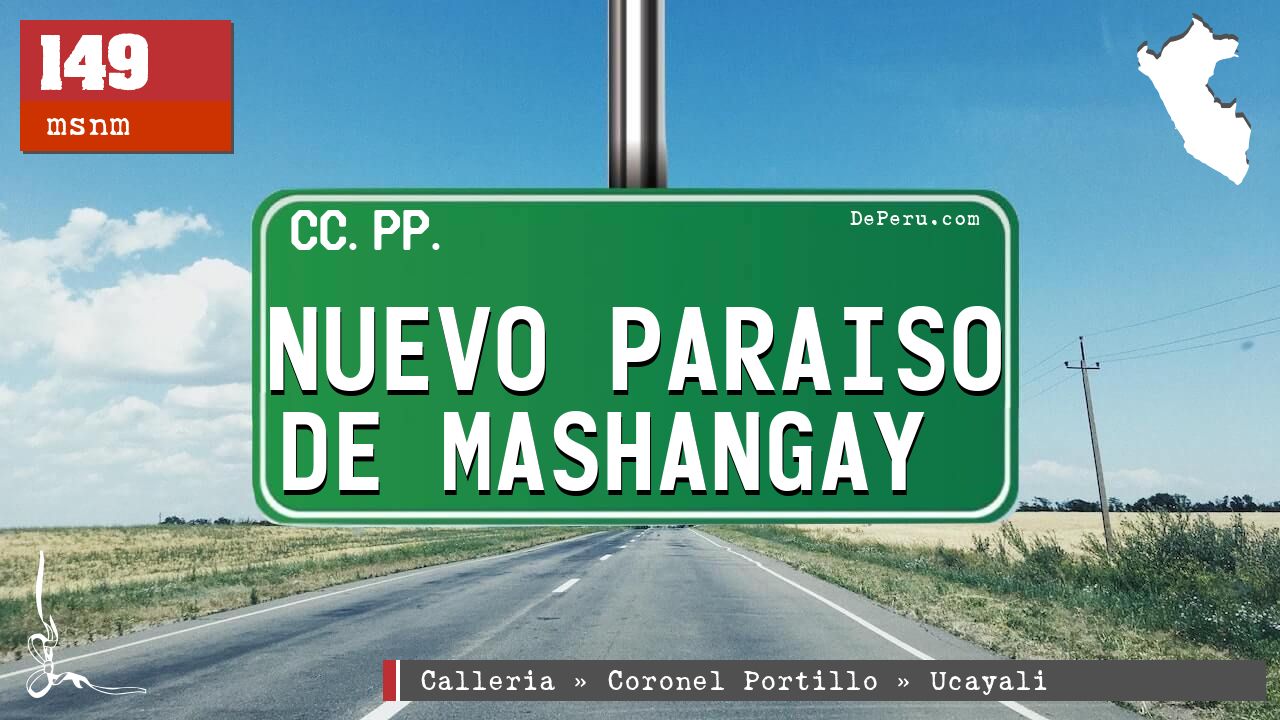 Nuevo Paraiso de Mashangay
