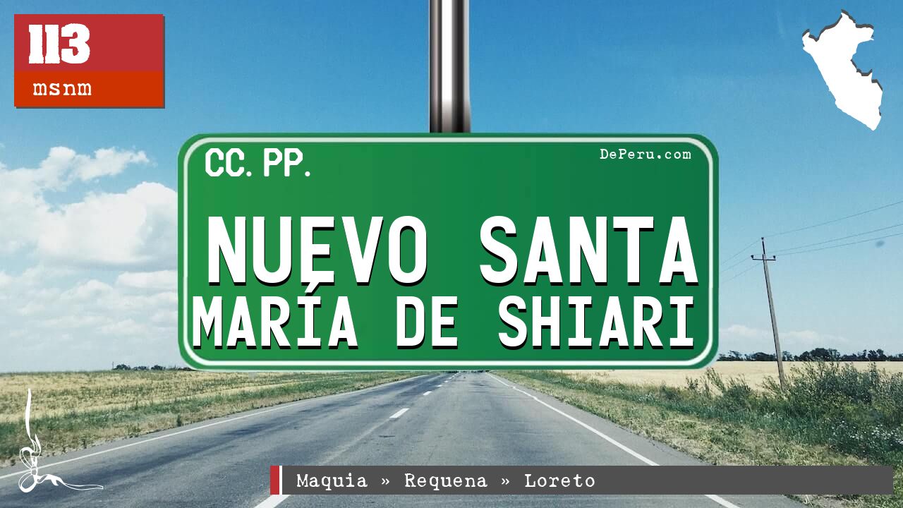 Nuevo Santa Mara de Shiari