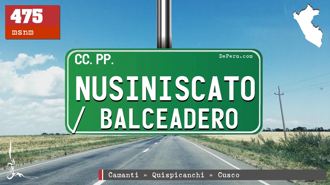 Nusiniscato / Balceadero