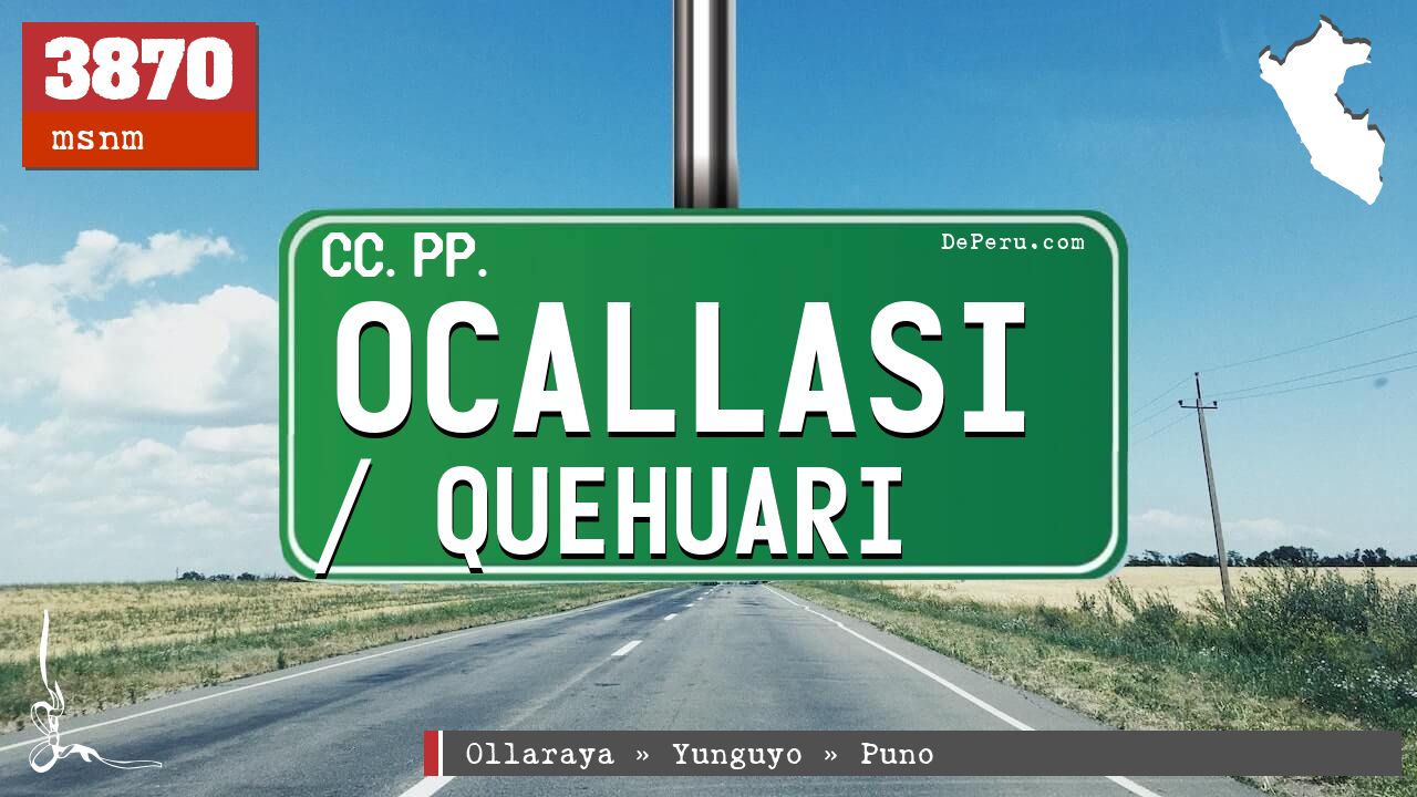 Ocallasi / Quehuari