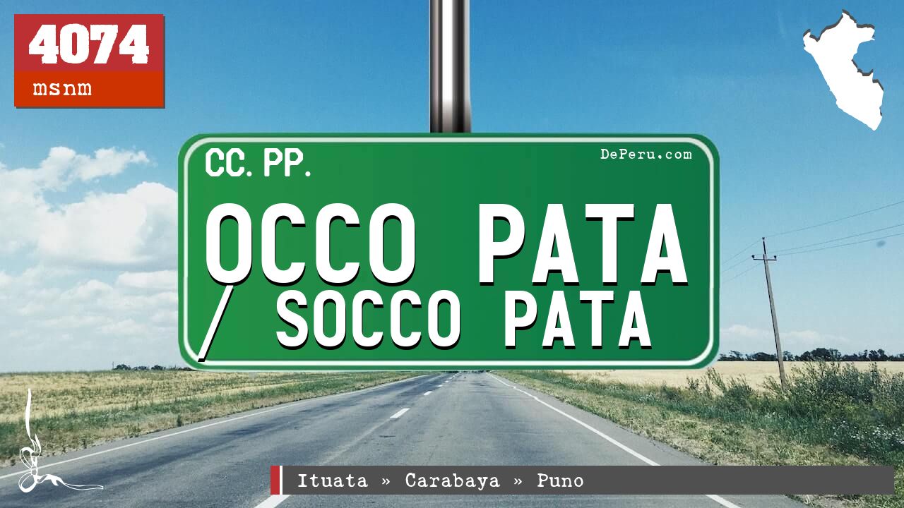 Occo Pata / Socco Pata