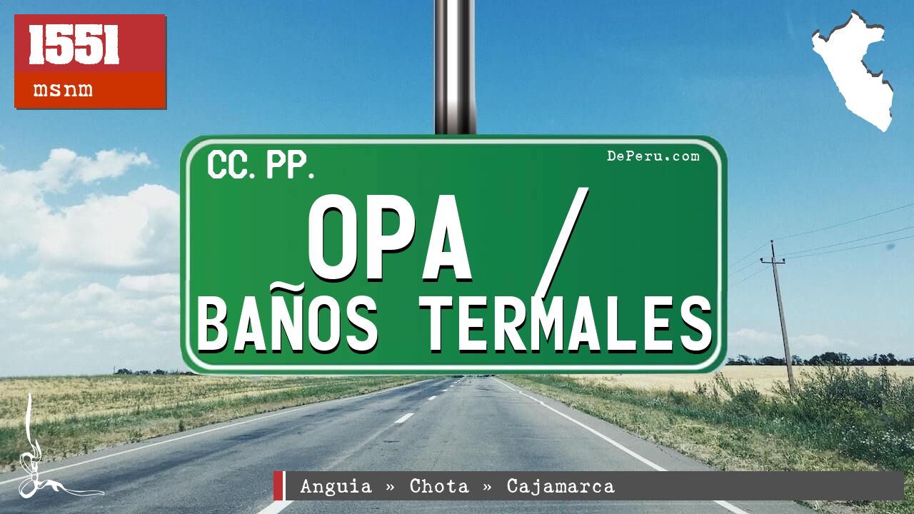 Opa / Baos Termales