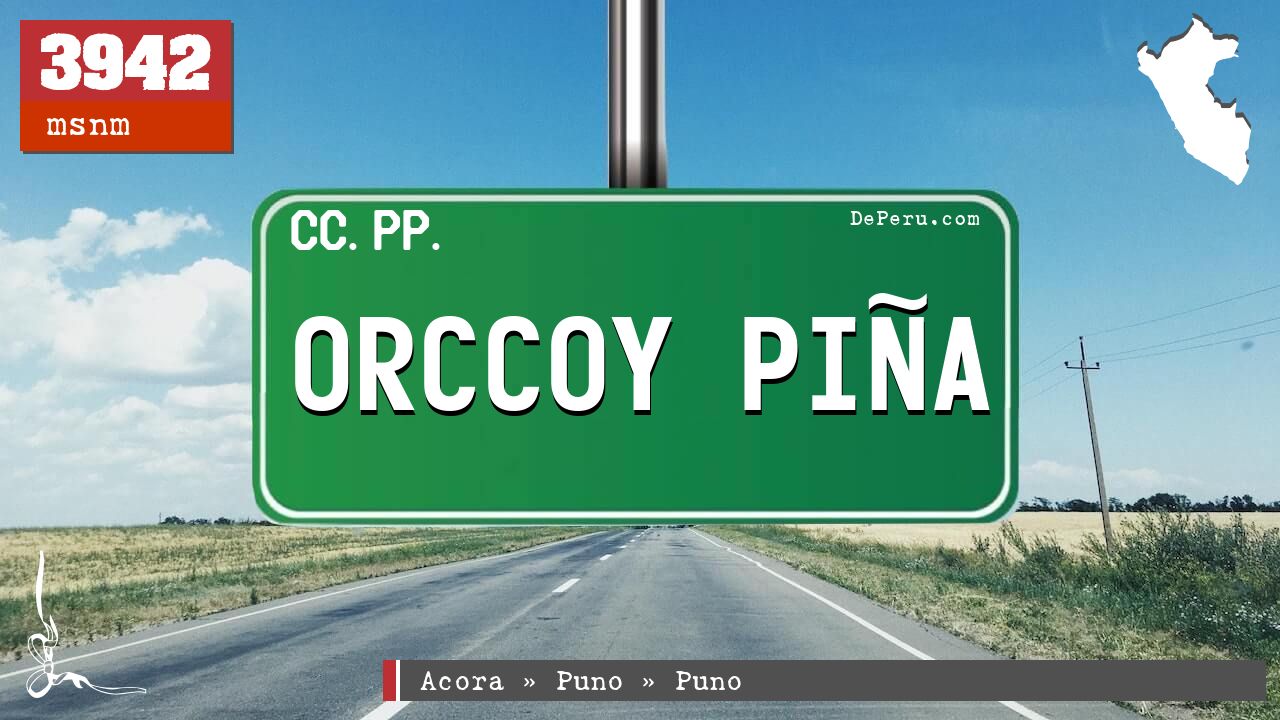 ORCCOY PIA