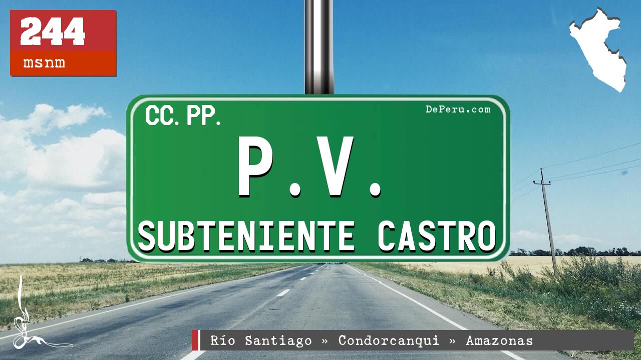 P.v. Subteniente Castro