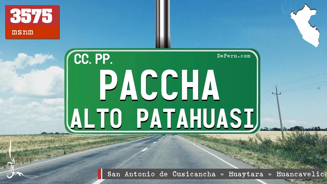 Paccha Alto Patahuasi