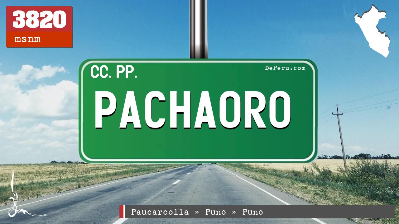 Pachaoro