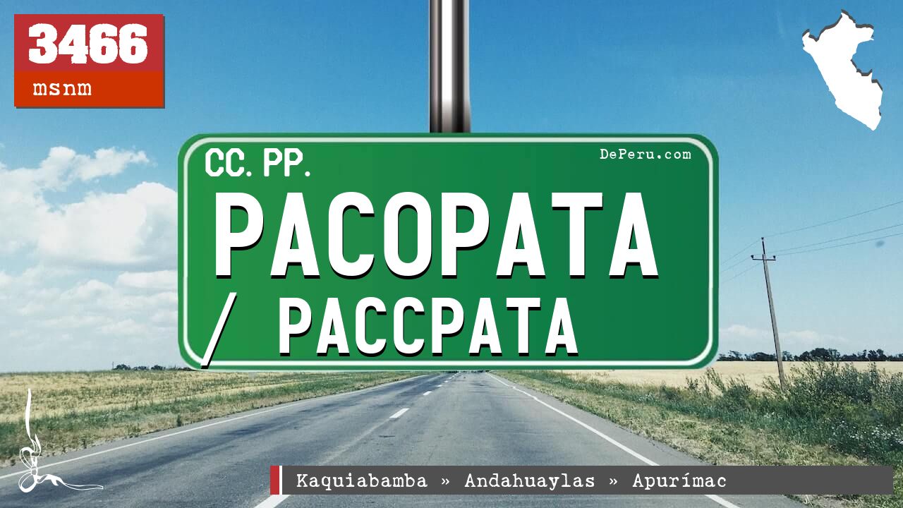 Pacopata / Paccpata