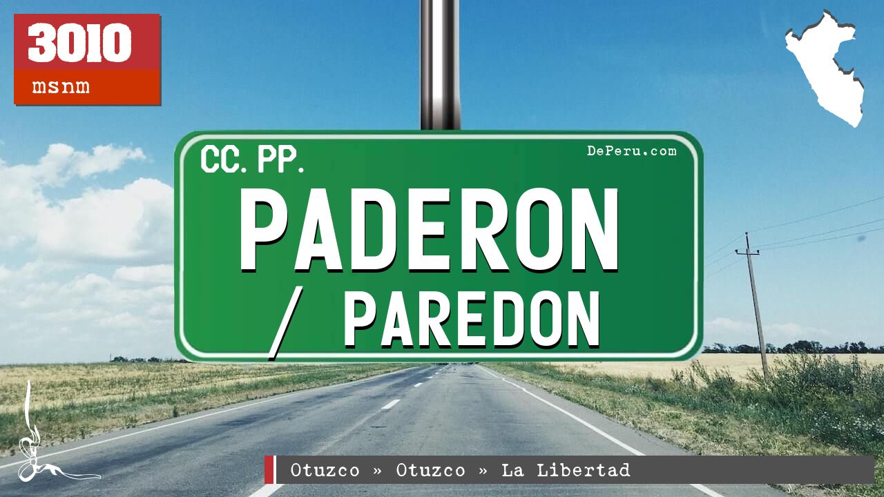 Paderon / Paredon