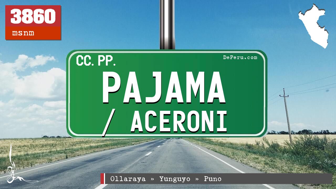 Pajama / Aceroni