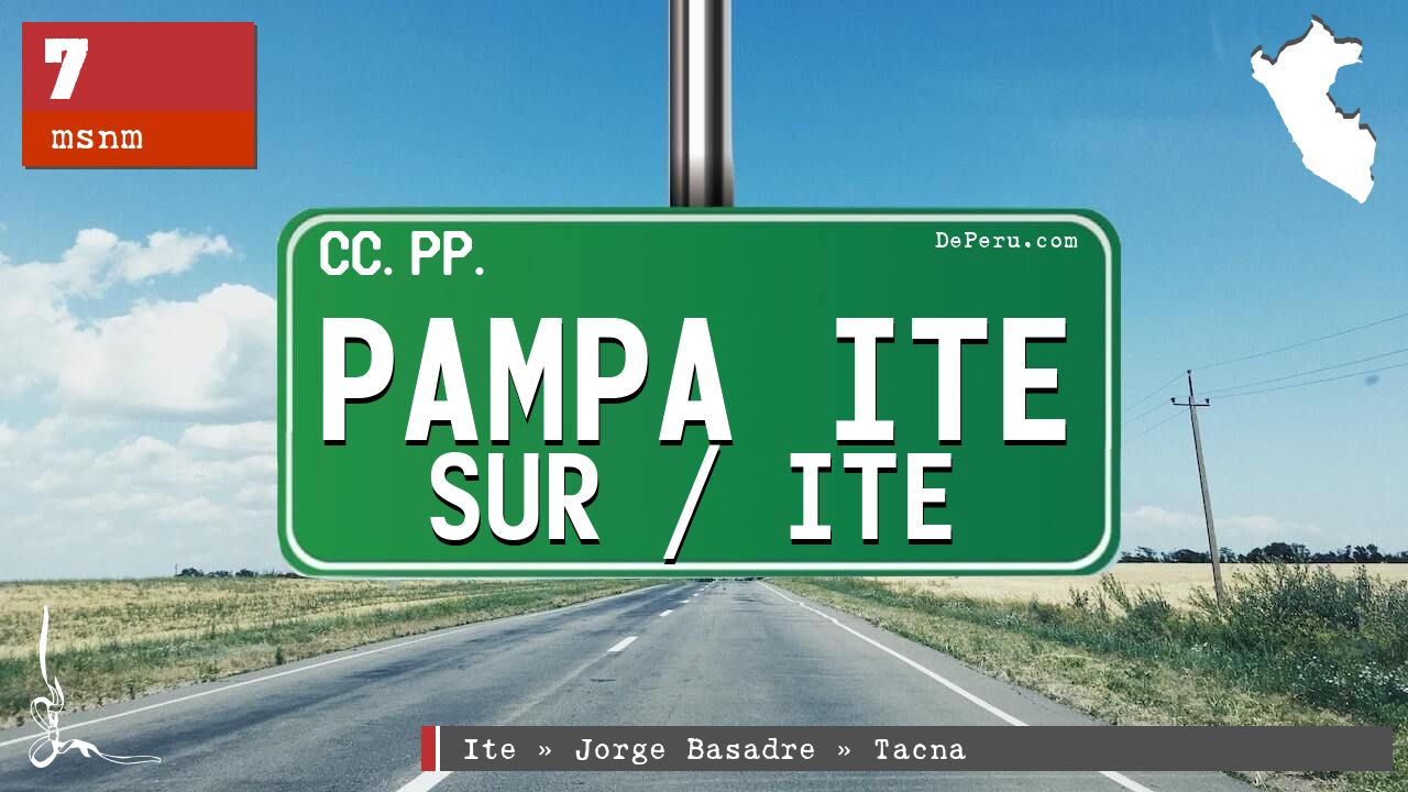 Pampa Ite Sur / Ite