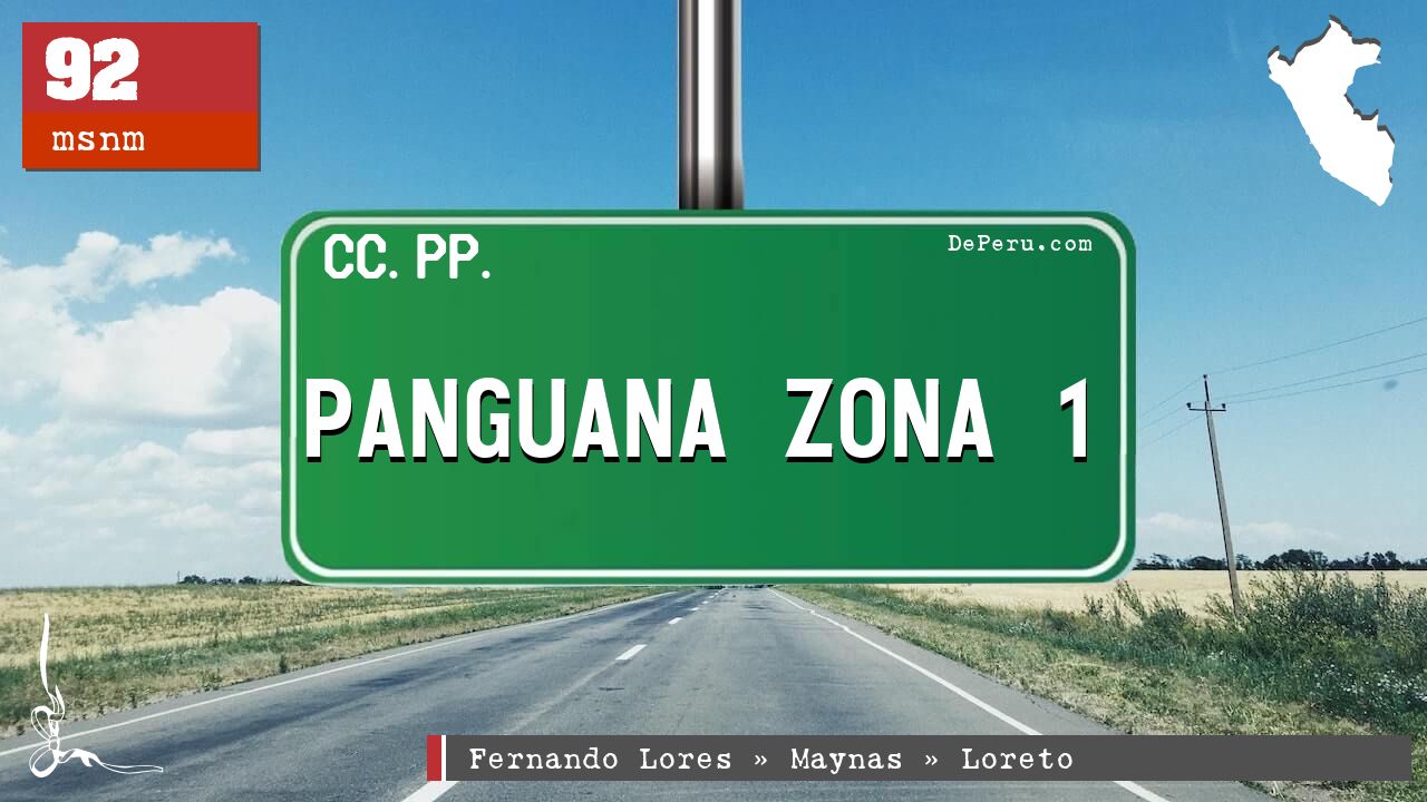Panguana Zona 1